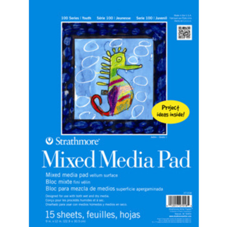 STRATHMORE ARTIST PAPERS Strathmore Kids Mixed Media Pad - 9X12 27-018-1